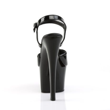 Pleaser SKY-309VL SKY309VL/B/M Sandali con Cinturino  Tacco Altissimo 17 Plateau 7.0 Nero SKY309VL/B/M
