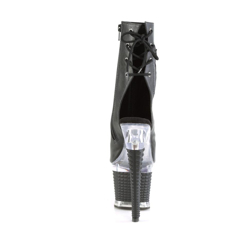 Pleaser SPECTATOR-1018 SPEC1018/BPU/C-B Tronchetti  Tacco Altissimo 17 Plateau 7.6 Nero SPEC1018/BPU/C-B