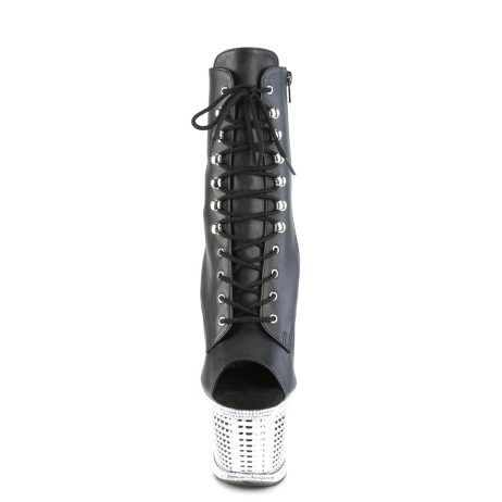 Pleaser SPECTATOR-1021RS SPEC1021RS/BPU/SRSCH Tronchetti  Tacco Altissimo 17 Plateau 7.6 Nero SPEC1021RS/BPU/SRSCH
