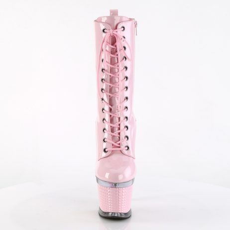 Pleaser SPECTATOR-1040 SPEC1040/BP/C-BP Tronchetti  Tacco Altissimo 17 Plateau 7.6 Trasparente SPEC1040/BP/C-BP