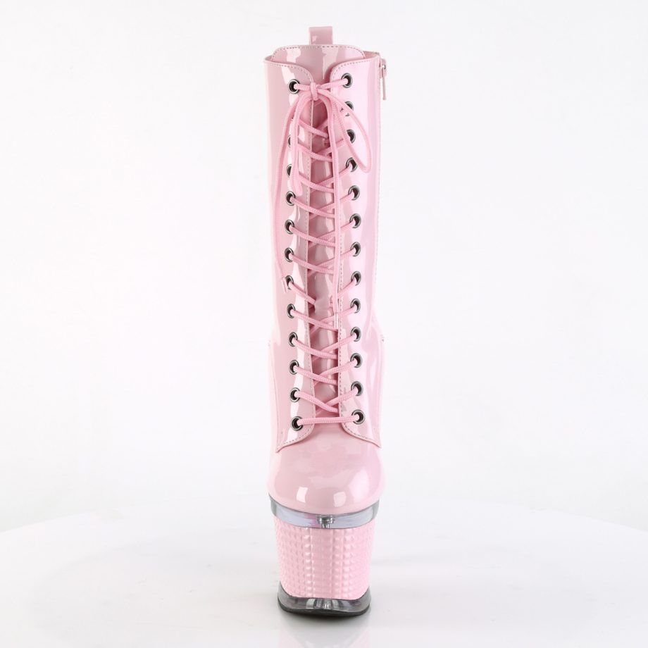 Pleaser SPECTATOR-1040 SPEC1040/BP/C-BP Tronchetti  Tacco Altissimo 17 Plateau 7.6 Trasparente SPEC1040/BP/C-BP