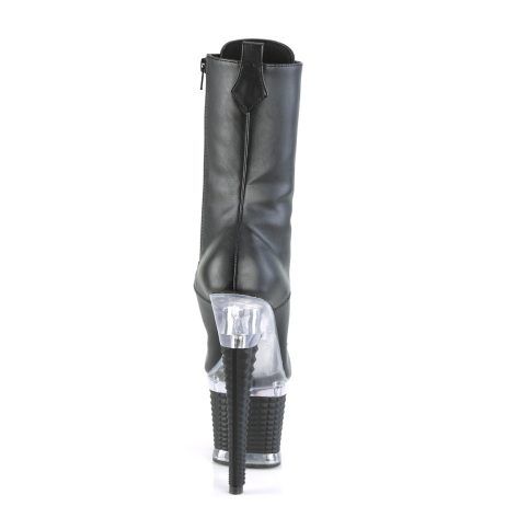 Pleaser SPECTATOR-1040 SPEC1040/BPU/C-B Tronchetti  Tacco Altissimo 17 Plateau 7.6 Nero SPEC1040/BPU/C-B