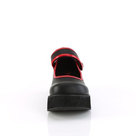 DemoniaCult SPRITE-01 SPR01/BVL Scarpe Donna   Plateau 5.7 Nero SPR01/BVL