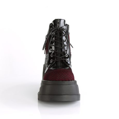 DemoniaCult STOMP-18 STO18/B-BYVEL Tronchetti   Plateau 12.1 Nero STO18/B-BYVEL