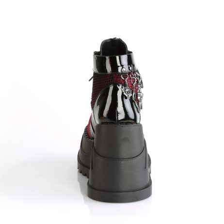 DemoniaCult STOMP-18 STO18/B-BYVEL Tronchetti   Plateau 12.1 Nero STO18/B-BYVEL