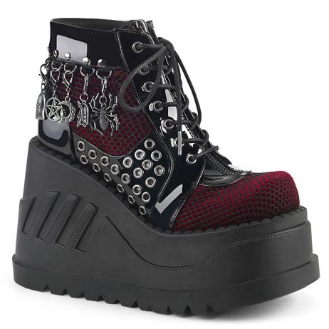 DemoniaCult STOMP-18 STO18/B-BYVEL Tronchetti   Plateau 12.1 Nero STO18/B-BYVEL
