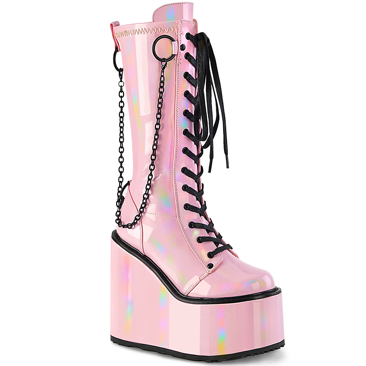DemoniaCult Swing-150 Rosa Stivali Donna  Stringati  Swi150/bphg 6u0Wd1kPKl