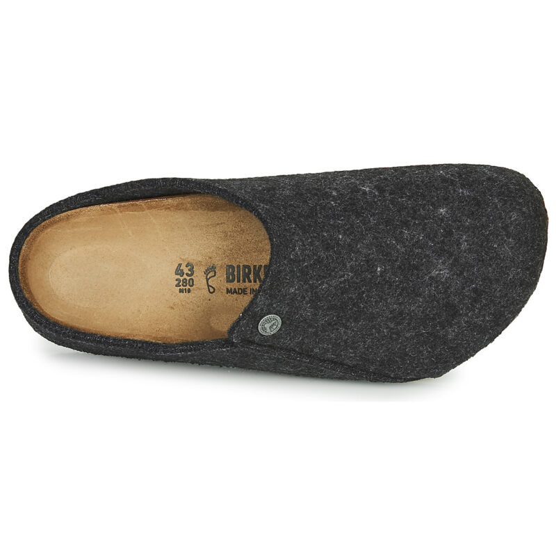 BIRKENSTOCK Zermatt Felt / Antracita / Regular Gris Pantuflas Mujer - 6