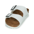 BIRKENSTOCK Arizona Birko-flor / White / Stretto Bianco Ciabatta Uomo - 3