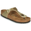 BIRKENSTOCK Gizeh Birko-flor / Oro / Regular Oro Infradito Donna