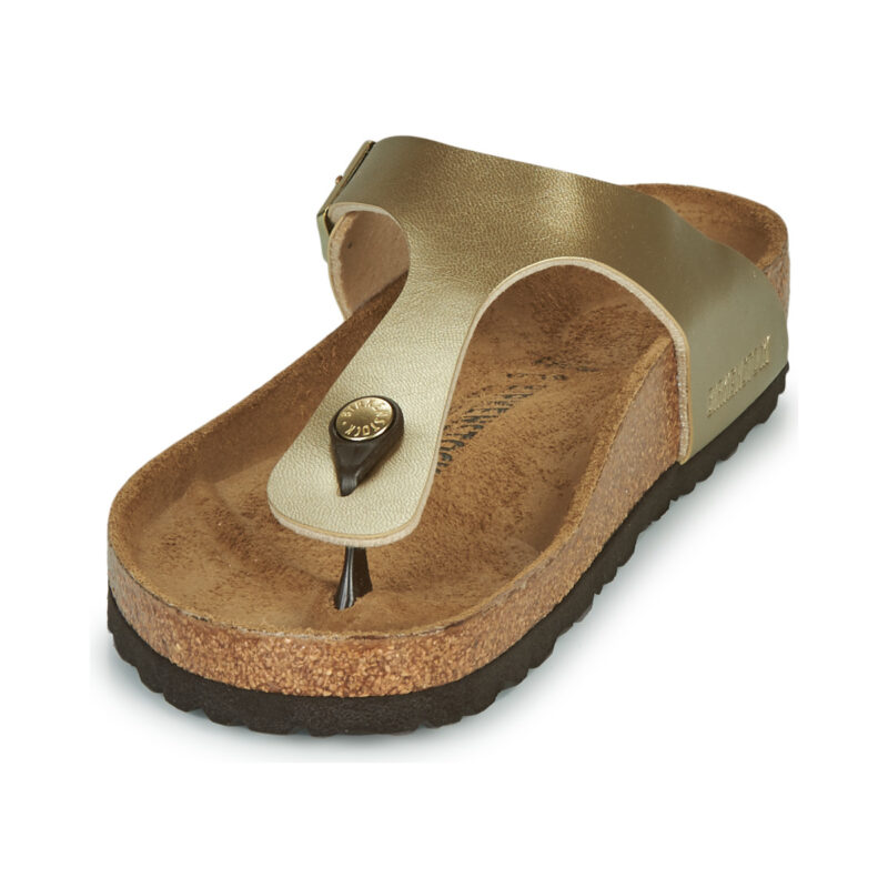 BIRKENSTOCK Gizeh Birko-flor / Oro / Regular Oro Infradito Donna - 3