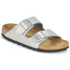 BIRKENSTOCK  Arizona  Argento -  Ciabatta Donna