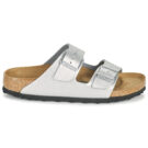 BIRKENSTOCK Arizona Birko-flor / Silver / Stretto Argento Ciabatta Donna - 2