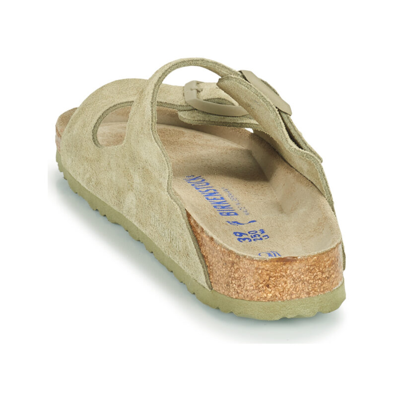 BIRKENSTOCK  Arizona Soft Footbed  Kaki -  Ciabatta Donna - 5