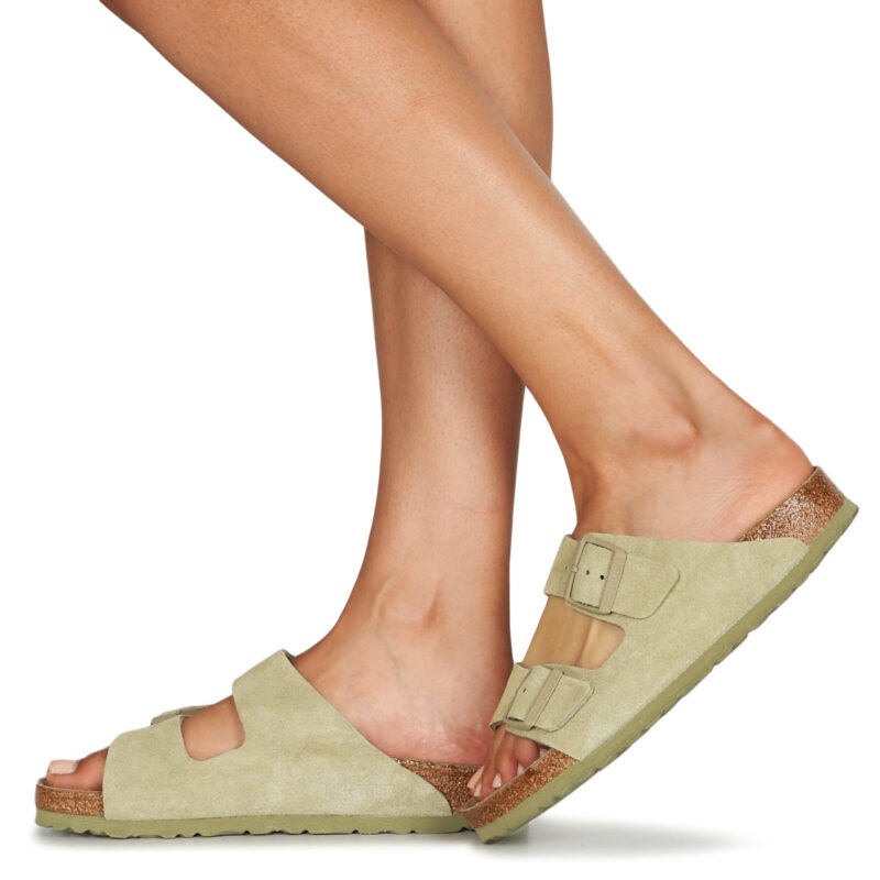 BIRKENSTOCK  Arizona Soft Footbed  Kaki -  Ciabatta Donna - 8