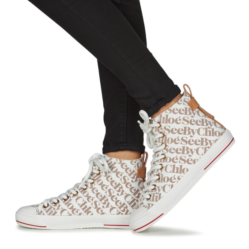 See by Chloé ARYANA Beige Sneakers alte Donna - 8