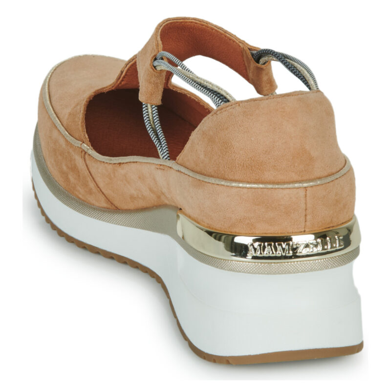 Mam'Zelle VASAS Braune Low Sneakers f&uuml;r Damen - Gr&ouml;&szlig;e 5