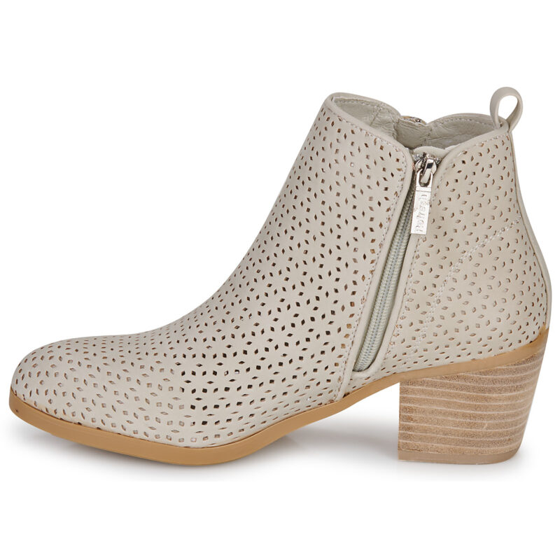 Refresh 170572 Wei&szlig;e Damen-Stiefeletten - 4
