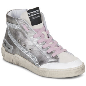 Meline  NCK322  Argento -  Sneakers alte Donna
