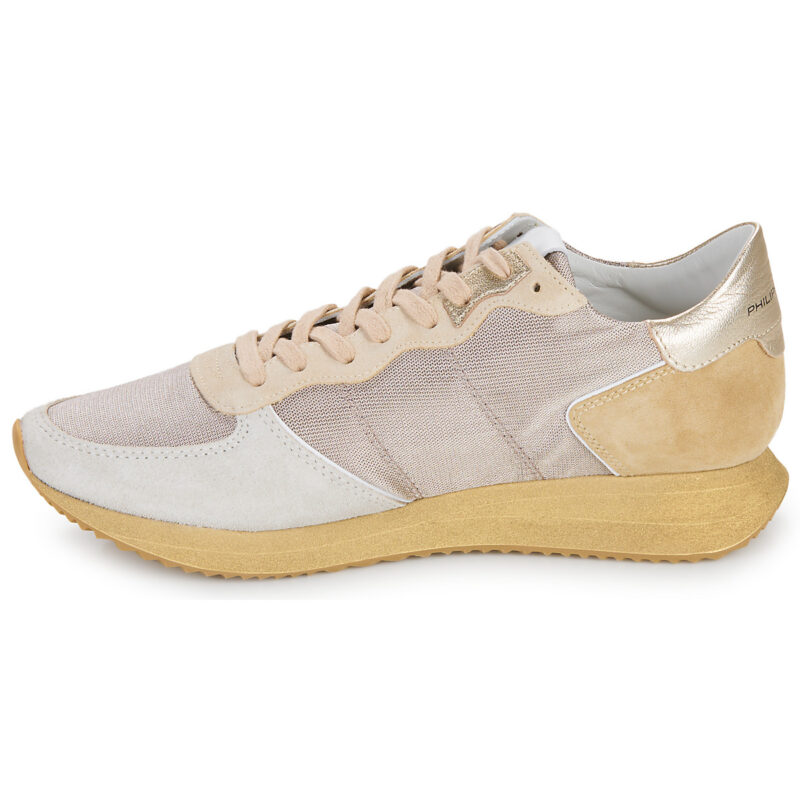 Philippe Model TRPX LOW WOMAN Gold Low Sneakers Women - 4