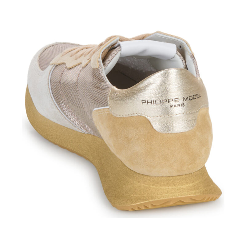 Philippe Model TRPX LOW WOMAN Gold Low Sneakers Women - 5