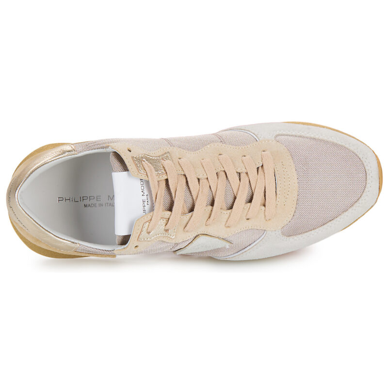 Philippe Model TRPX LOW WOMAN Gold Low Sneakers Women - 6