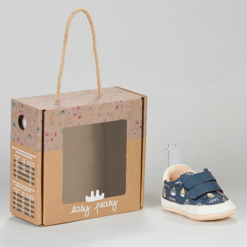 Easy Peasy MY BLUMOO PTI'VELCRO Blu Pantofole Bambino - 7