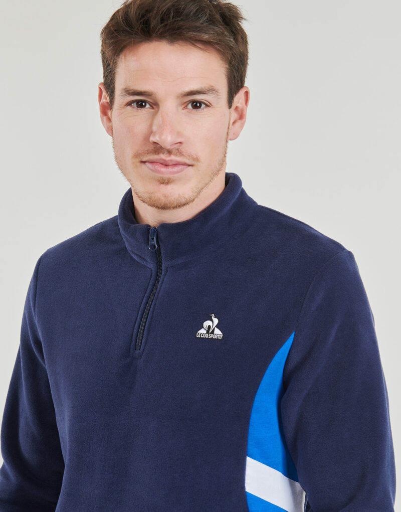 Felpa Le Coq Sportif SAISON 1 HALFZIP N°1 M Marine Felpe Uomo - 5