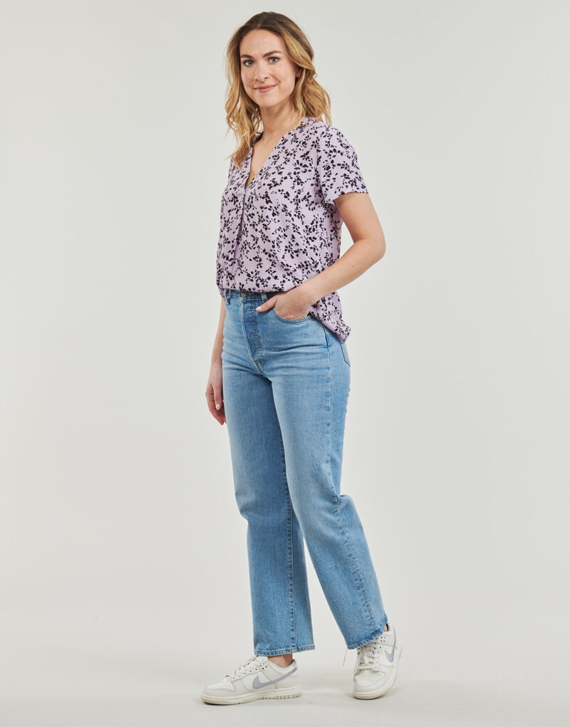 Bluse Esprit SKI V NECK BLOU Multicolore Camicette Frau - 3
