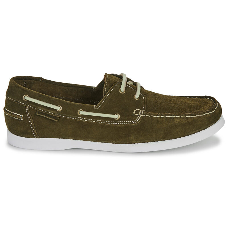 Carlington Chaussures bateau BORSI Kaki pour hommes - 2