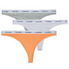 Perizoma Calvin Klein Jeans THONG 3PK X3 Multicolore Perizoma Donna