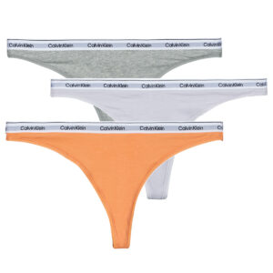 Perizoma  Calvin Klein Jeans  THONG 3PK X3  Multicolore -  Perizoma Donna