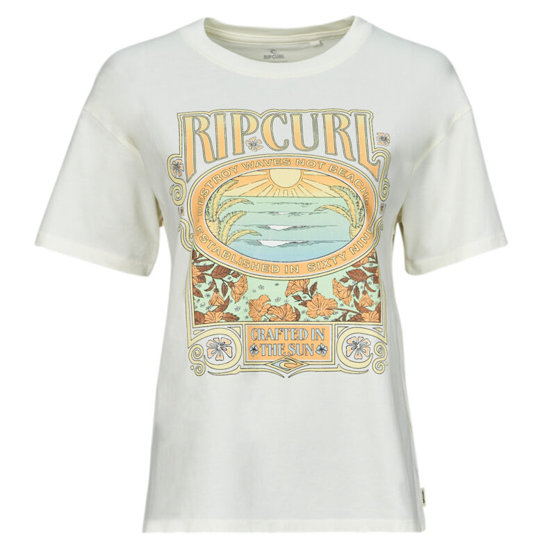 Rip Curl LONG DAYS RELAXED TEE White T-shirt short sleeves Woman - 1