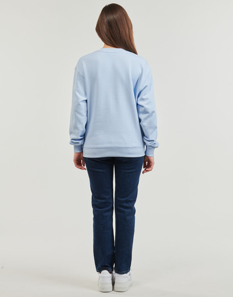 Felpe Tommy Hilfiger REG FLAG SCRIPT CNK SWTSHRT Blu Felpe Donna - 4