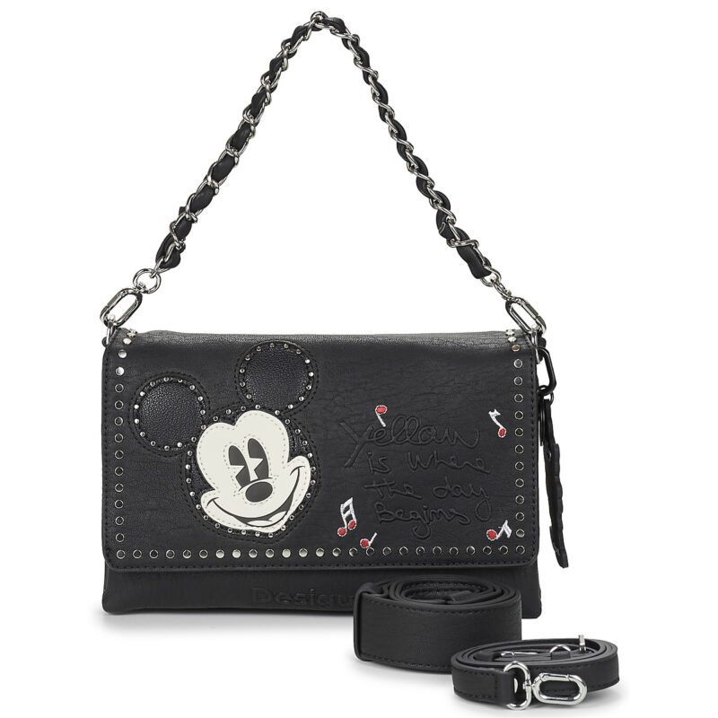 Desigual BAG MICKEY ROCK DORTMUND Nero Borse a spalla Donna - 4