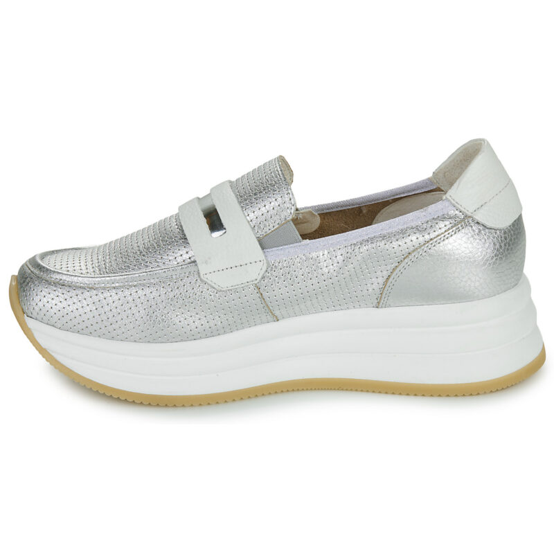 Dorking DRAZ Silver Women's Loafers - 4