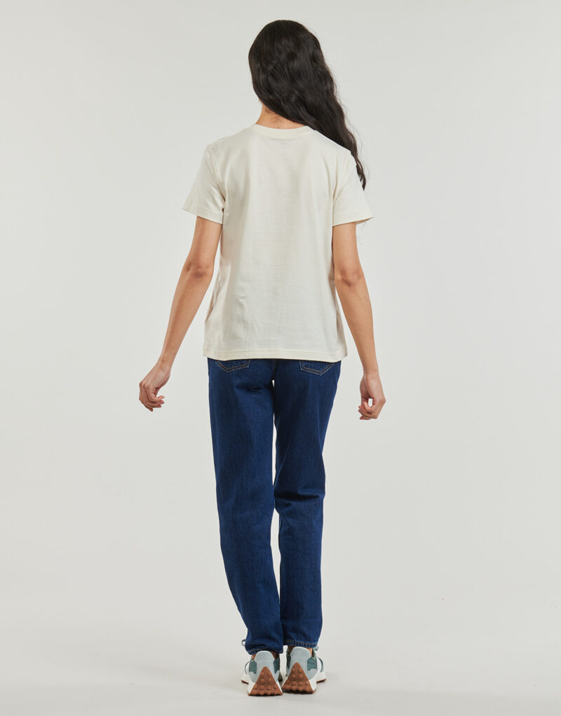 T-shirt New Balance SMALL LOGO T-SHIRT Beige T-shirt maniche corte Donna - 4