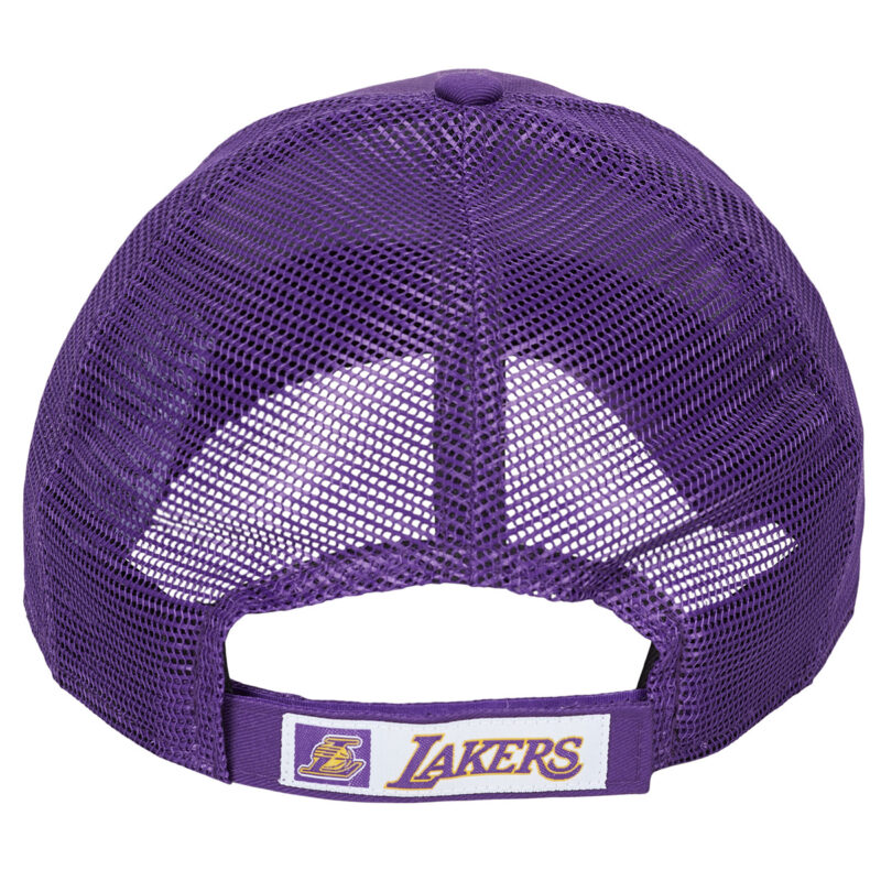 Cappellino New Era HOME FIELD 9FORTY TRUCKER LOS ANGELES LAKERS TRP Viola Cappellini Donna - 2