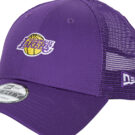 Cappellino New Era HOME FIELD 9FORTY TRUCKER LOS ANGELES LAKERS TRP Viola Cappellini Uomo - 3