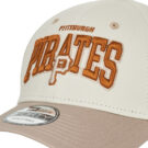 New Era WHITE CROWN 9FORTY PITTSBURGH PIRATES Cap Beige Men's Caps - 3