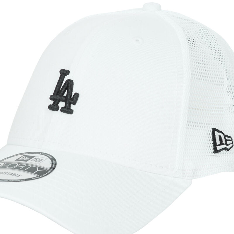 Cappellino New Era HOME FIELD 9FORTY TRUCKER LOS ANGELES DODGERS WHIBLK Bianco Cappellini Uomo - 3