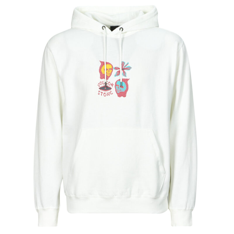 Sudaderas con capucha Volcom yARTH TRIPPER PO Bianco Felpe con cappuccio Uomo - 1