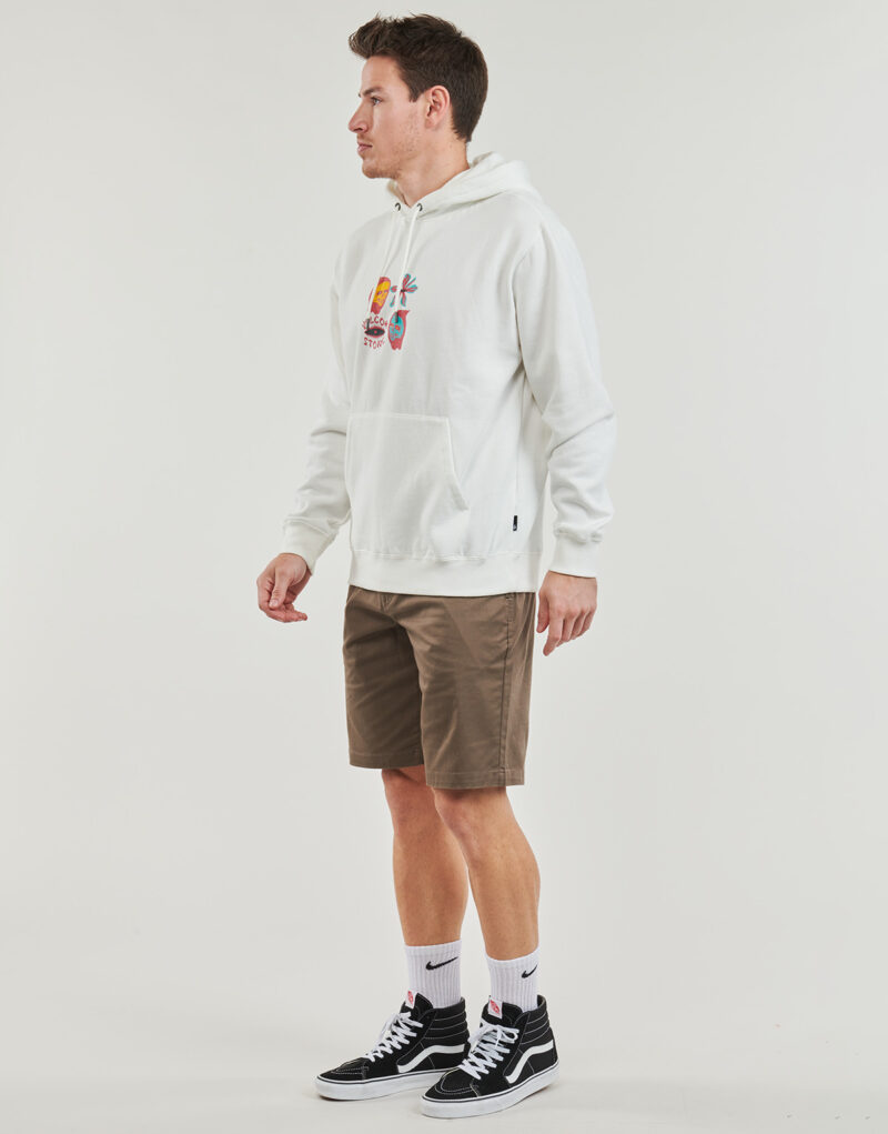 Sudaderas con capucha Volcom yARTH TRIPPER PO Bianco Felpe con cappuccio Uomo - 4