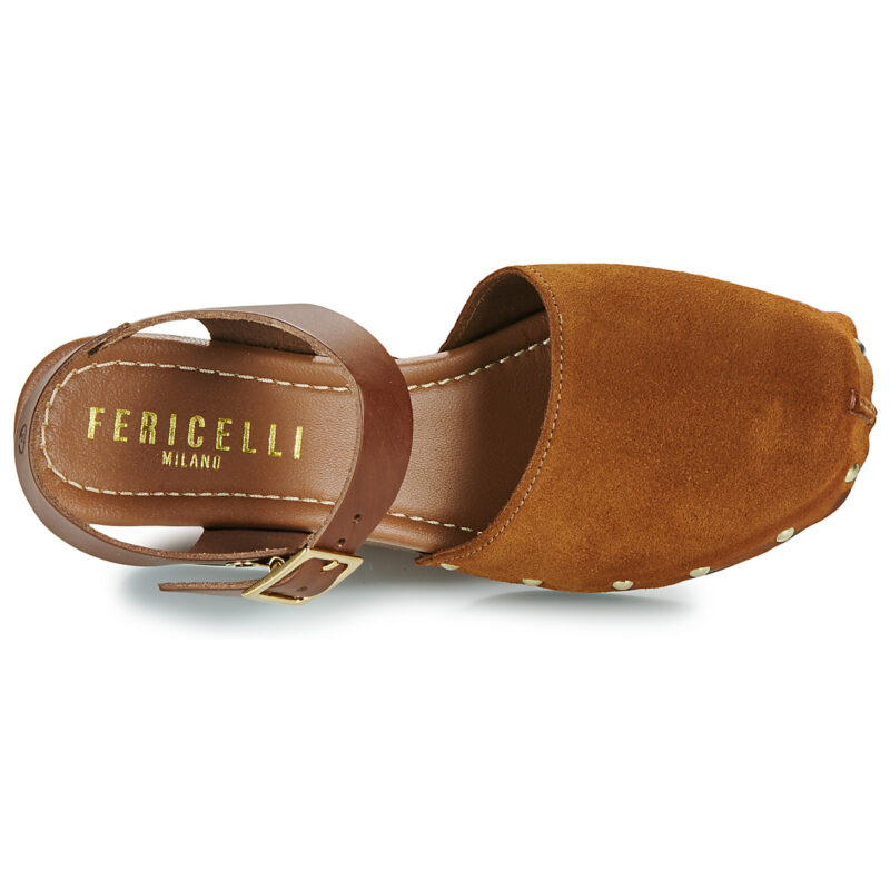 Fericelli ANEMONE Brown Damen-Clogs - Gr&ouml;&szlig;e 6