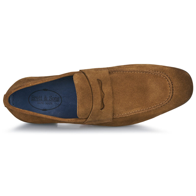 Brett & Sons  4577-VELOUR-COGNAC  Marrone -  Mocassini Uomo - 6