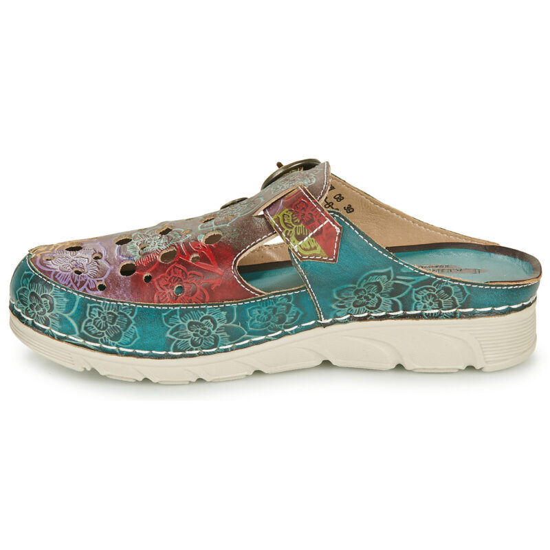 Laura Vita  DORRY  Blu -  Zoccoli Donna - 4