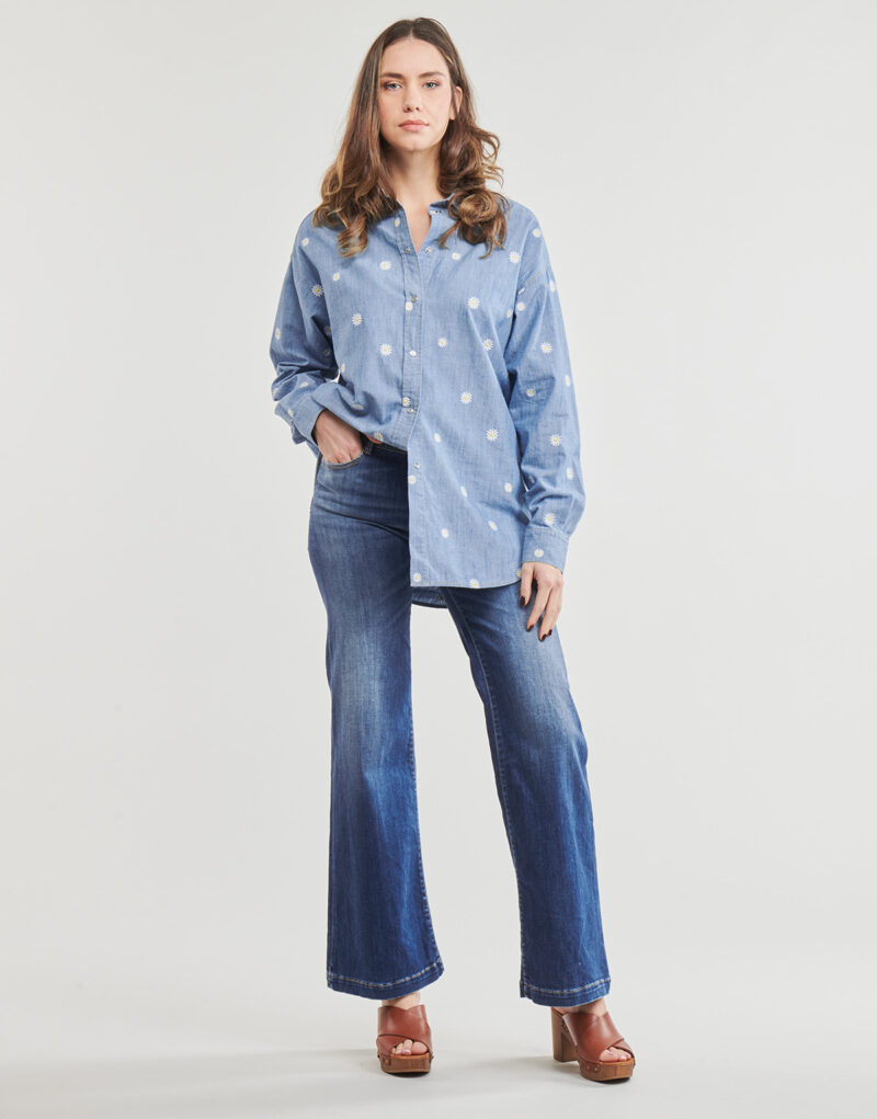 Flare Jeans Le Temps des Cerises BARCY Blu Jeans Flare Donna - 2