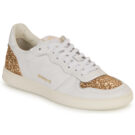 Myma 7616MY00-CUIR-BLANC-GLIT-PLATINE Wei&szlig; Sneaker niedrig Damen - 1