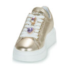 Meline LO100-ACC-P9608 Goldene Damen-Sneaker - Gr&ouml;&szlig;e 3