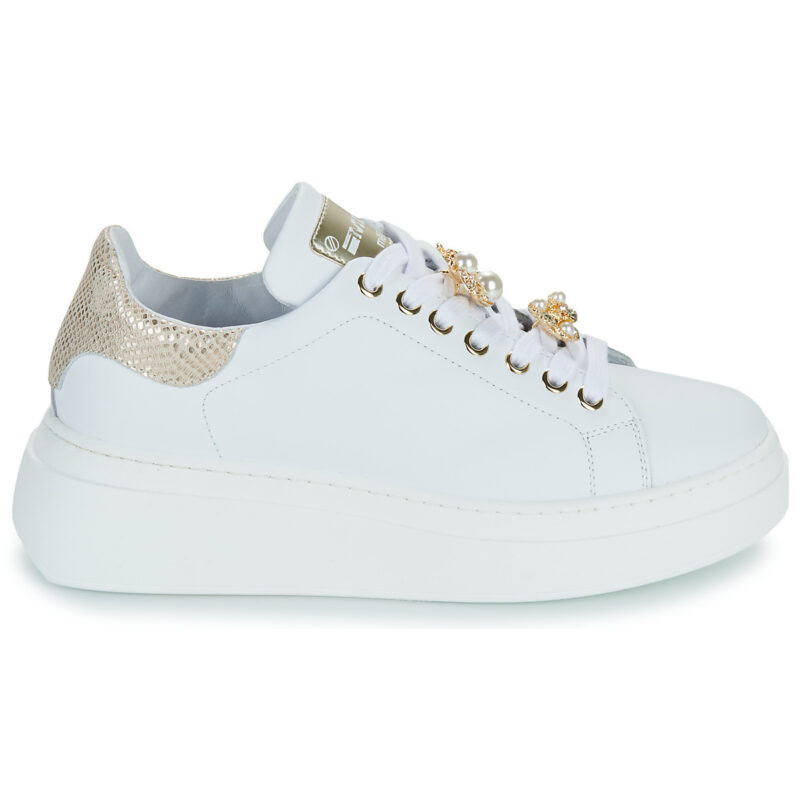 Meline LO247-ACC-P9096 Zapatillas bajas blancas para mujer - 2